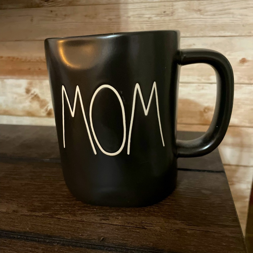 Rae Dunn Black Mom Mug